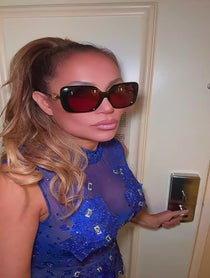 Poster for Birthday video from Jennifer Lopez - JLo Double look a like