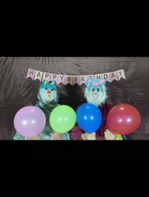 Poster for Birthday video from Ruqayya bibi
