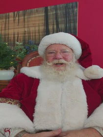Poster for Holiday video from Santa Claus