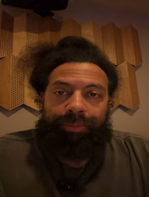 Poster for Birthday video from Reggie Watts