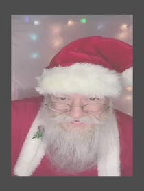 Poster for Holiday video from PGH Santa Claus🎅 Personalized Carols