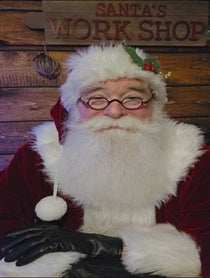 Poster for Holiday video from Santa Claus