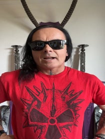 Poster for Birthday video from Dani Filth