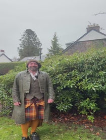 Poster for Birthday video from Andy the Highlander
