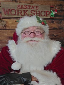 Poster for Holiday video from Santa Claus