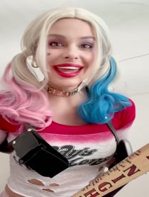 Poster for Birthday video from Margot Robbie/ Barbie/ Harley Quinn/ Cathy  Lookalike & Impersonator (Amanda Hall)