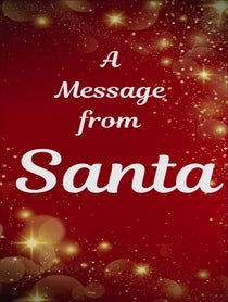 Poster for Holiday video from Santa Trace