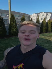 Poster for Birthday video from Noah “Fish” Fisher