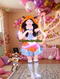 Poster for Birthday video from MF Miho
