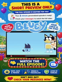 Poster for Advice video from Bluey
