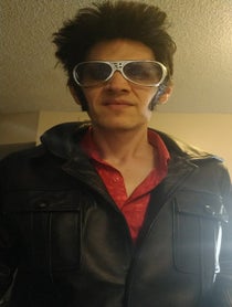 Poster for Birthday video from Elvis Impersonator