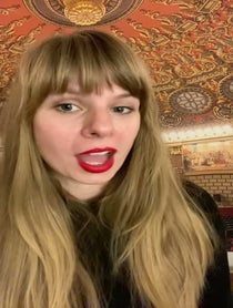Poster for Pep Talk video from Taylor Swift Impersonator