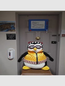 Poster for Birthday video from Your favorite penguin pal