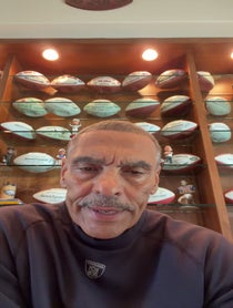 Poster for Birthday video from Herm Edwards