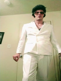 Poster for Birthday video from Elvis Impersonator