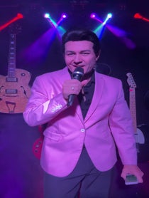 Poster for Birthday video from Elvis Impressionist