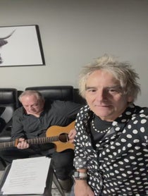 Poster for Birthday video from Rod Stewart Tribute Singer