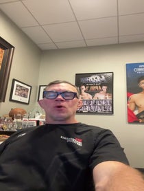 Poster for Pep Talk video from Forrest Griffin
