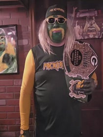 Poster for Holiday video from Packermania