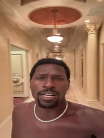 Poster for Fantasy football video from Antonio Brown