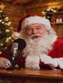 Poster for Pep Talk video from British Santa Claus