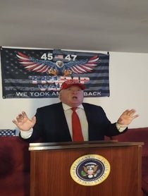 Poster for Father's Day video from Tommy Trump 47