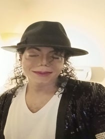 Poster for Birthday video from Corey Melton as Michael Jackson