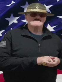 Poster for Pep Talk video from Sgt Slaughter