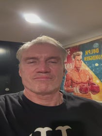 Poster for Advice video from Dolph Lundgren