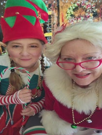 Poster for Holiday video from Snowflake and Mrs. Claus
