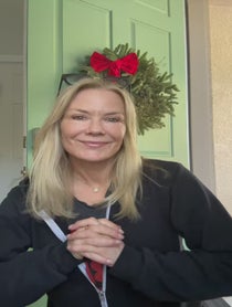 Poster for Holiday video from Katherine Kelly Lang