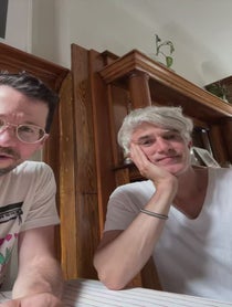 Poster for Birthday video from We Are Scientists