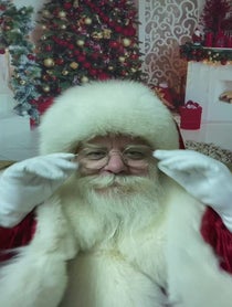 Poster for Holiday video from Santa Claus