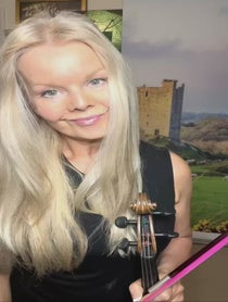 Poster for Holiday video from Máiréad Nesbitt Celtic Violinist