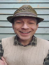 Poster for Birthday video from Mr. Bloom from CBeebies