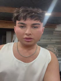 Poster for Birthday video from Christopher Lee