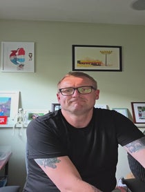 Poster for Birthday video from Small Town Failing Podcast