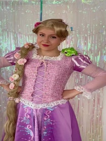 Poster for Birthday video from Princess Performer Hana