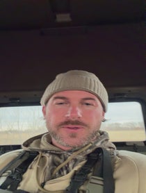 Poster for Holiday video from Riley Green