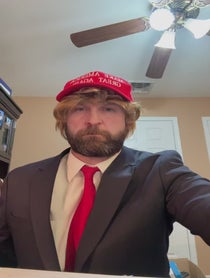 Poster for Holiday video from Tommy Trump