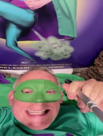 Poster for Birthday video from Mr Methane!