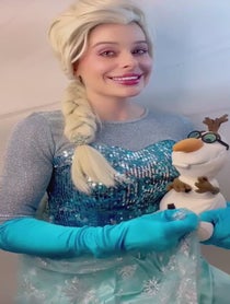 Poster for Birthday video from Elsa Frozen