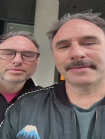 Poster for Holiday video from The Sklar Brothers