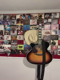 Poster for Birthday video from Mike as Toby Keith