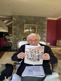 Poster for Anniversary video from Jamie Farr