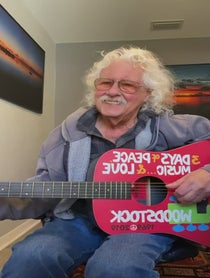 Poster for Valentine's Day video from Arlo Guthrie