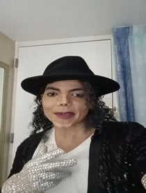 Poster for Birthday video from Corey Melton as Michael Jackson