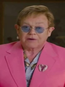Poster for Birthday video from Elton John PARODY