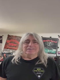 Poster for Holiday video from Mikkey Dee