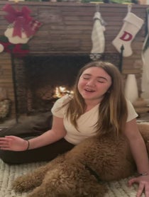 Poster for Holiday video from Jolee Dunn singer of I WONDER WHATS INSIDE YOUR BUTTHOLE